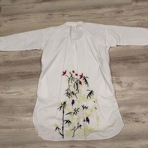 White Long Sleeve Women’s  Shirt